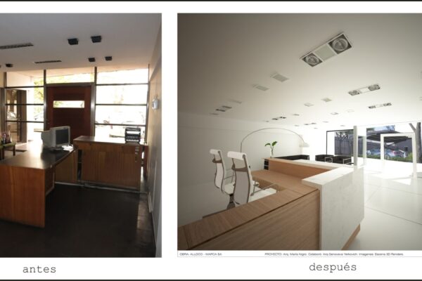 antes y despues recepcion 1